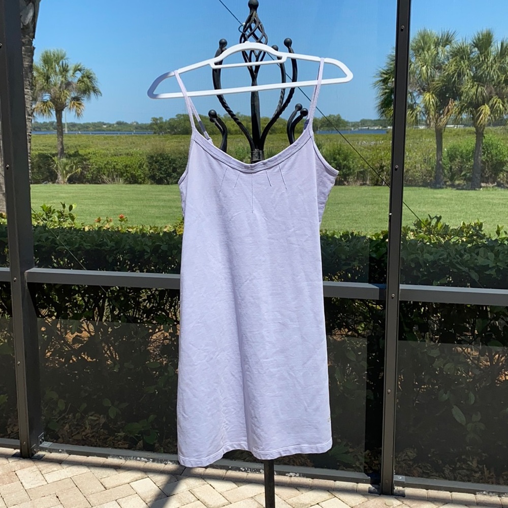 Lightweight DKNY tshirt dress in sky blue